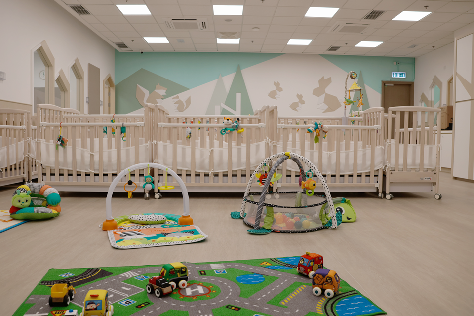 Baby dorm in Sham Shui Po Child Care Centre 